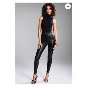 Commando Black Faux Leather Legging Sz.XS NWT